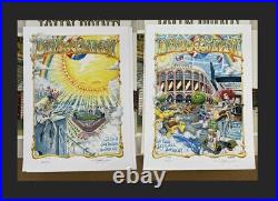 AJ Masthay Dead and Company Citi Field Two Night AP Set Signed Poster