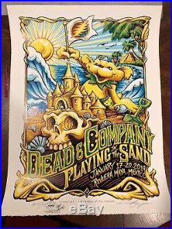 AJ Masthay Dead and Company Playing in the Sand Artist Edition Poster Print