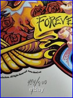 AJ Masthay Forever Grateful Dead S/# LE 800 Linocut Concert Poster Art Print
