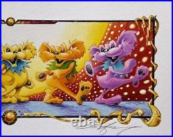 AJ Masthay Grateful Dead & Company High Steppin Bears S/# LE700 Art Print Poster