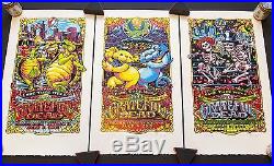 AJ Masthay Grateful Dead Fare Thee Well Chicago MATCHING #39/50 Poster Print Set
