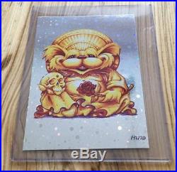 AJ Masthay Grateful Dead Limited Edition Buddha Dancing Bear on Foil x/200