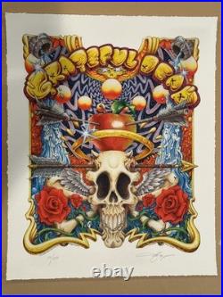 AJ Masthay, Grateful Dead St Stephen Ltd Ed Print, Signed & Numbered #174/450