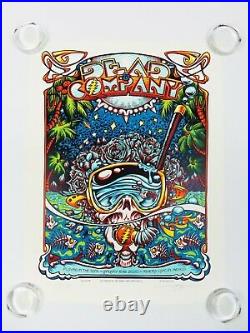 AJ Masthay Grateful Dead and Company Co Print Riviera Cancun Diver #/1050 Poster