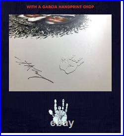 AJ Masthay Palm Sunday, Jerry Garcia #351/500 Embossed Print, MINT, PERFECT