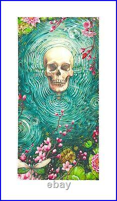 AJ Masthay Ripple Entrada Art Print Grateful Dead AP Hand Signed Titled Poster