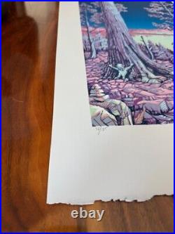 AJ Masthay Sequoia Moonlight Edition Art Print Linocut Poster x/125