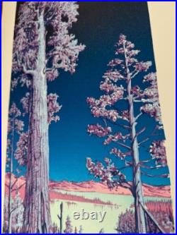 AJ Masthay Sequoia Moonlight Edition Art Print Linocut Poster x/125