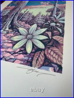 AJ Masthay Sequoia Moonlight Edition Art Print Linocut Poster x/125