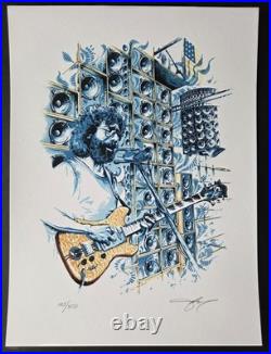AJ Masthay Stella Blue Poster Print Giclee S/N Grateful Dead Jerry Garcia Lmt Ed