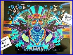 AJ Masthay US BLUES PSYCHO SAM VARIANT Signed AP SOLD OUT Grateful Dead IN STOCK