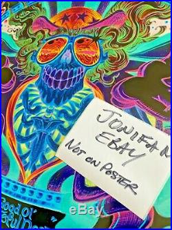 AJ Masthay US BLUES PSYCHO SAM VARIANT Signed AP SOLD OUT Grateful Dead IN STOCK