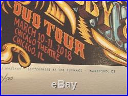 AJ Masthay poster BOB Weir PHIL Lesh Duo Tour Chicago Theater 2018 Grateful Dead