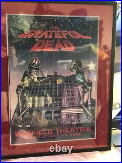 ALL 3 Grateful Dead posters 1981 Dead Set Promo, 1980 Warfield & Radio City RARE