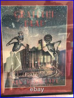 ALL 3 Grateful Dead posters 1981 Dead Set Promo, 1980 Warfield & Radio City RARE