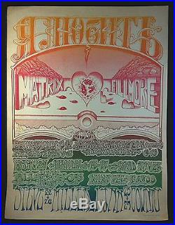 AOR 2.118 JERRY GARCIA STEVE MILLER 1968 Matrix Concert Poster GRATEFUL DEAD