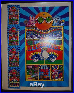 AOR-3.69 Moscoso signed uncut proof poster FD, BG, Grateful Dead