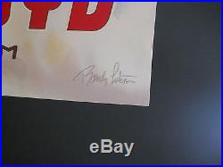 AOR-4.47 Randy Tuten signed poster BG, FD, Grateful Dead