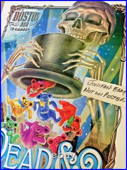 AUTHENTIC DEAD & AND COMPANY TD GARDEN Boston MA 2017 RARE AP POSTER S/N #/600