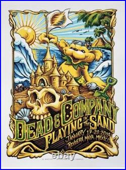 Aj Masthay Dead And Company Playing In The Sand Le Ap Print Hand Embellished