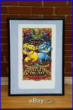 Aj Masthay Fare Thee Well Grateful Dead 50th 7/4 S/N Limited Edition Framed