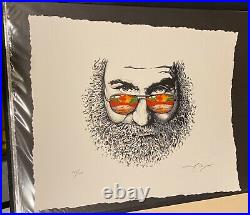 Aj Masthay Palm Sunday 9 Color Letterpress Poster Grateful Dead Jerry Garcia