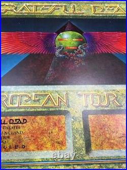 Alton Kelley Vintage Grateful Dead Egypt 1978 European Tour Poster 28.5 x 20
