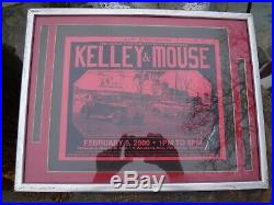 Alton Kelley-stanley Mouse Hand Signed-professionally Framed-matted And Cheap
