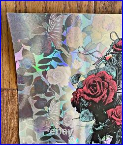 Anthony Petrie Grateful Dead Rose Foil Print Variant Poster xx/100 Jerry Garcia