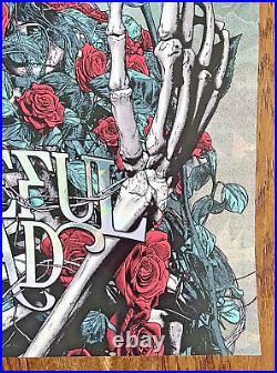 Anthony Petrie Grateful Dead Rose Foil Print Variant Poster xx/100 Jerry Garcia