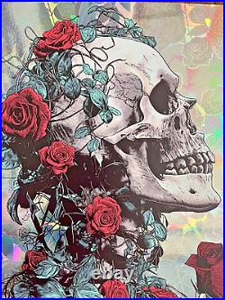 Anthony Petrie Grateful Dead Rose Foil Print Variant Poster xx/100 Jerry Garcia