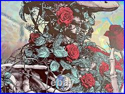 Anthony Petrie Grateful Dead Rose Foil Print Variant Poster xx/100 Jerry Garcia