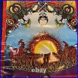 Aoxomoxoa Grateful Dead Rick Griffin 1969 Subway Poster 38 X 55 RARE Find