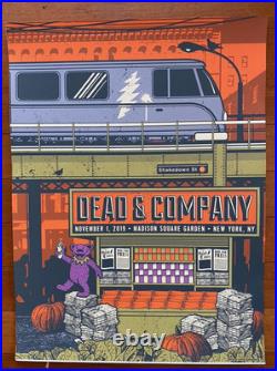 Art Print, Dead & Co, Nov. 1, HALLOWEEN 2019 Madison Sq. Garden Signed