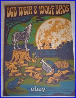 Authentic Bobby Weir And Wolf Brothers 2022 poster Bob Weir Grateful Dead