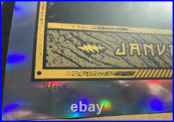 Authentic Dead Ahead Cancun 2025 APFOIL Poster S/N Bob Weir Sturgill Simpson