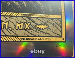 Authentic Dead Ahead Cancun 2025 APFOIL Poster S/N Bob Weir Sturgill Simpson