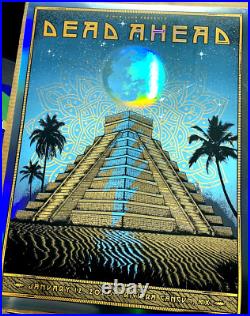 Authentic Dead Ahead Cancun 2025 APFOIL Poster S/N Bob Weir Sturgill Simpson