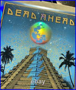 Authentic Dead Ahead Cancun 2025 APFOIL Poster S/N Bob Weir Sturgill Simpson
