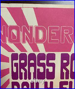 Avalon Ballroom FD 15 Grass Roots Wonderland Poster 1966 First Run Wes Wilson