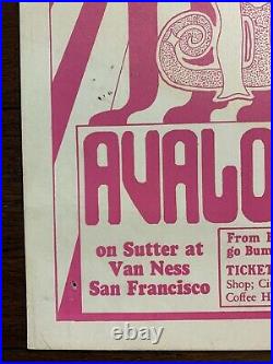 Avalon Ballroom FD 15 Grass Roots Wonderland Poster 1966 First Run Wes Wilson