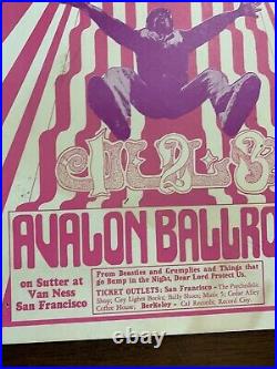 Avalon Ballroom FD 15 Grass Roots Wonderland Poster 1966 First Run Wes Wilson