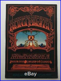 BAND OWNED Grateful Dead FD101 Poster Rick Griffin 1st print 1967 Haight Ashbury