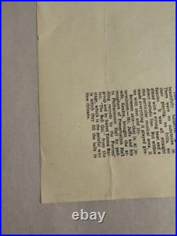 BG 134 Alternate Grateful Dead 1968 Fillmore West Handbill Poster