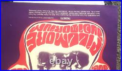 BG-23 Grateful Dead, Jefferson Airplane 1966 Fillmore Concert Poster 1 st print