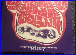 BG-23 Grateful Dead, Jefferson Airplane 1966 Fillmore Concert Poster 1 st print