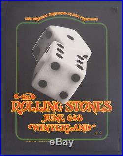 BG-289-OP-1 Rolling Stones poster FD, AOR, Grateful Dead