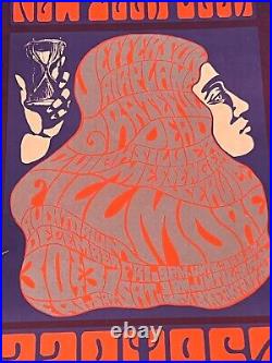 BG 37-1 Rare Grateful Dead 1st NYE 1966 Original Vintage Concert Poster Aor