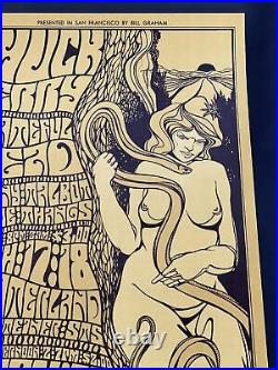 BG 55 AOR Grateful Dead Chuck Berry Fillmore 1967 Original Concert Poster