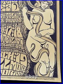 BG 55 AOR Grateful Dead Chuck Berry Fillmore 1967 Original Concert Poster